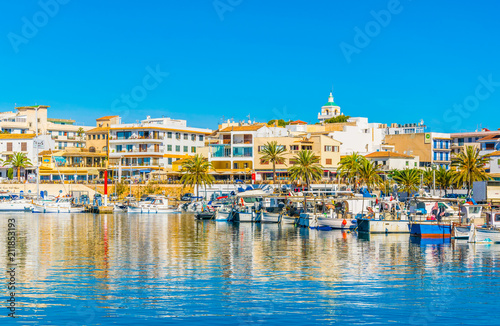 Seaside view of Cala Ratjada, Mallorca, Spain