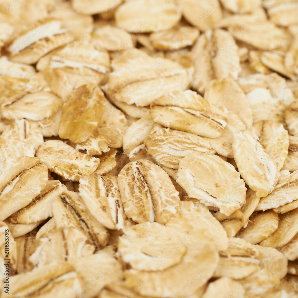 Surface coated with the oatmeal Surface coated with the oatmeal