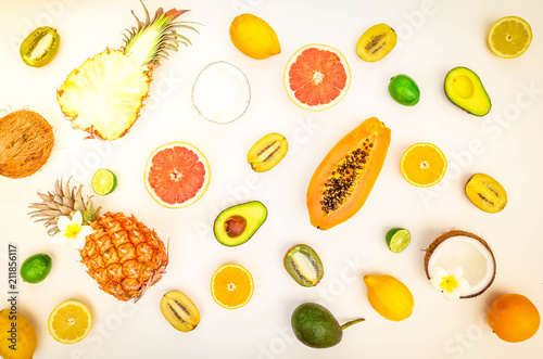 Fototapeta Naklejka Na Ścianę i Meble -  Summer diet, fresh fruits