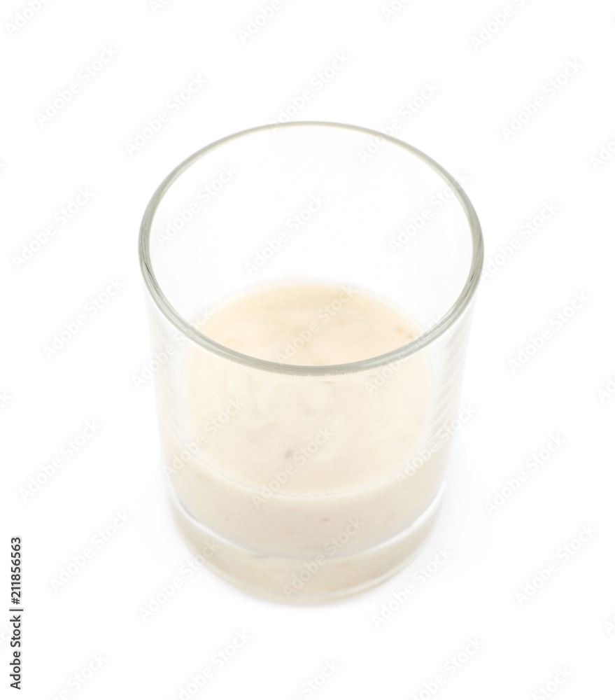 Caesar white sauce isolated