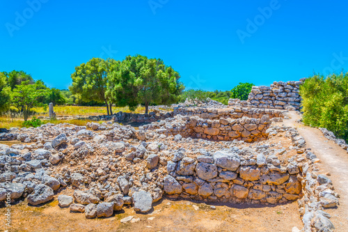 Ruins of Talayot Capocorb Vell at Mallorca, Spain photo
