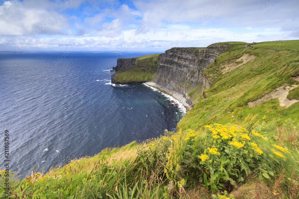 Cliffs of Moher, The Burren, County Clare, Munster, Republic of Ireland Cliffs of Moher, The Burren, County Clare, Munster, Republic of Ireland