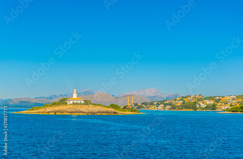 Far d'Alcanada at Alcudia bay, Mallorca, Spain photo