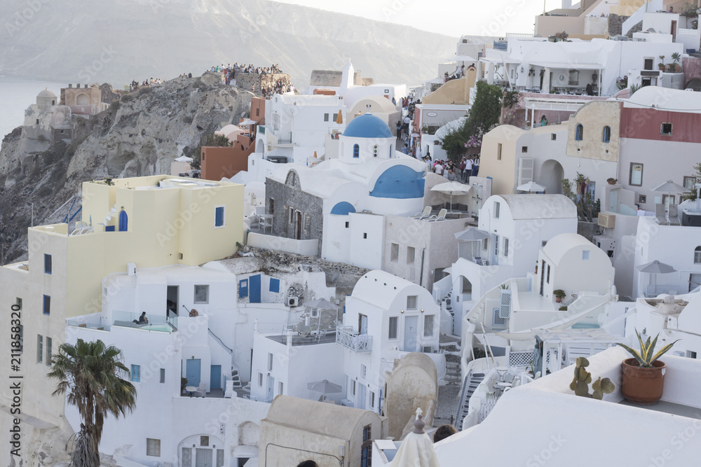 Fototapeta premium Santorini Downtown