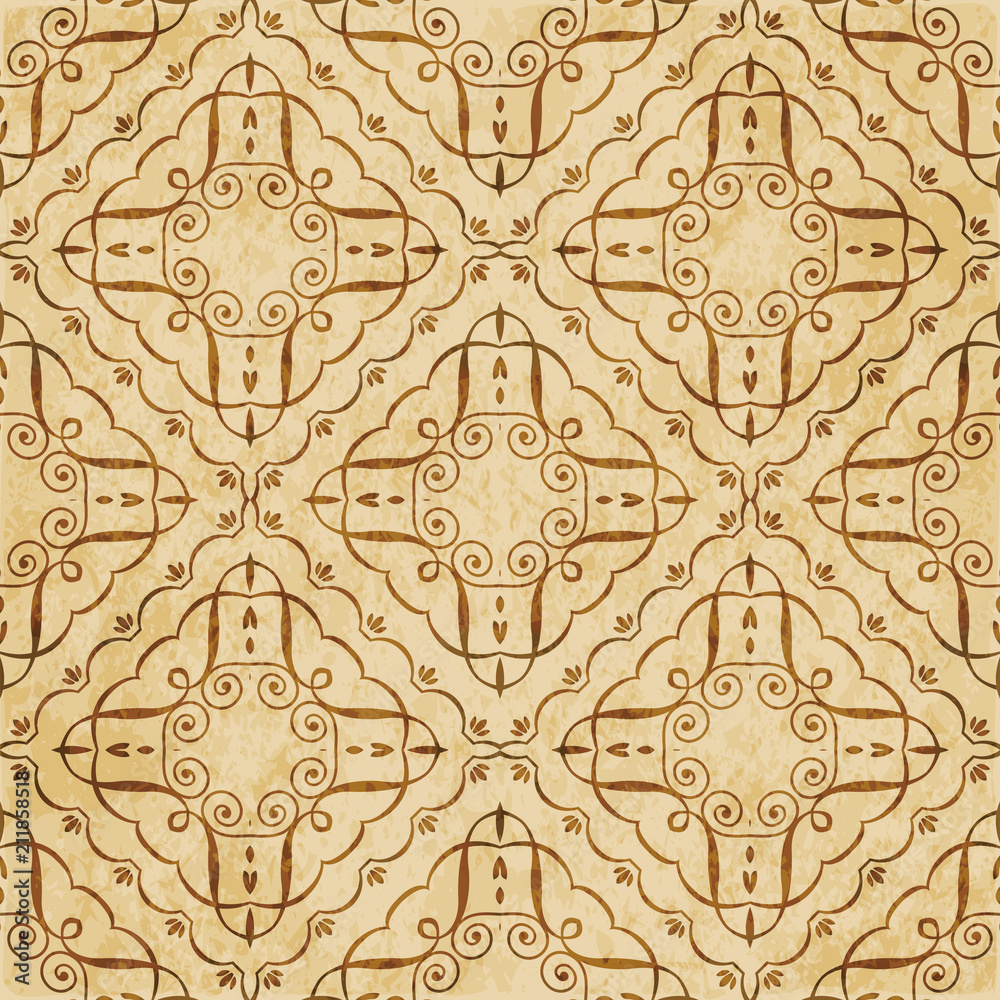 Retro brown cork texture grunge seamless background check curve spiral vortex cross frame vine Retro brown cork texture grunge seamless background check curve spiral vortex cross frame vine
