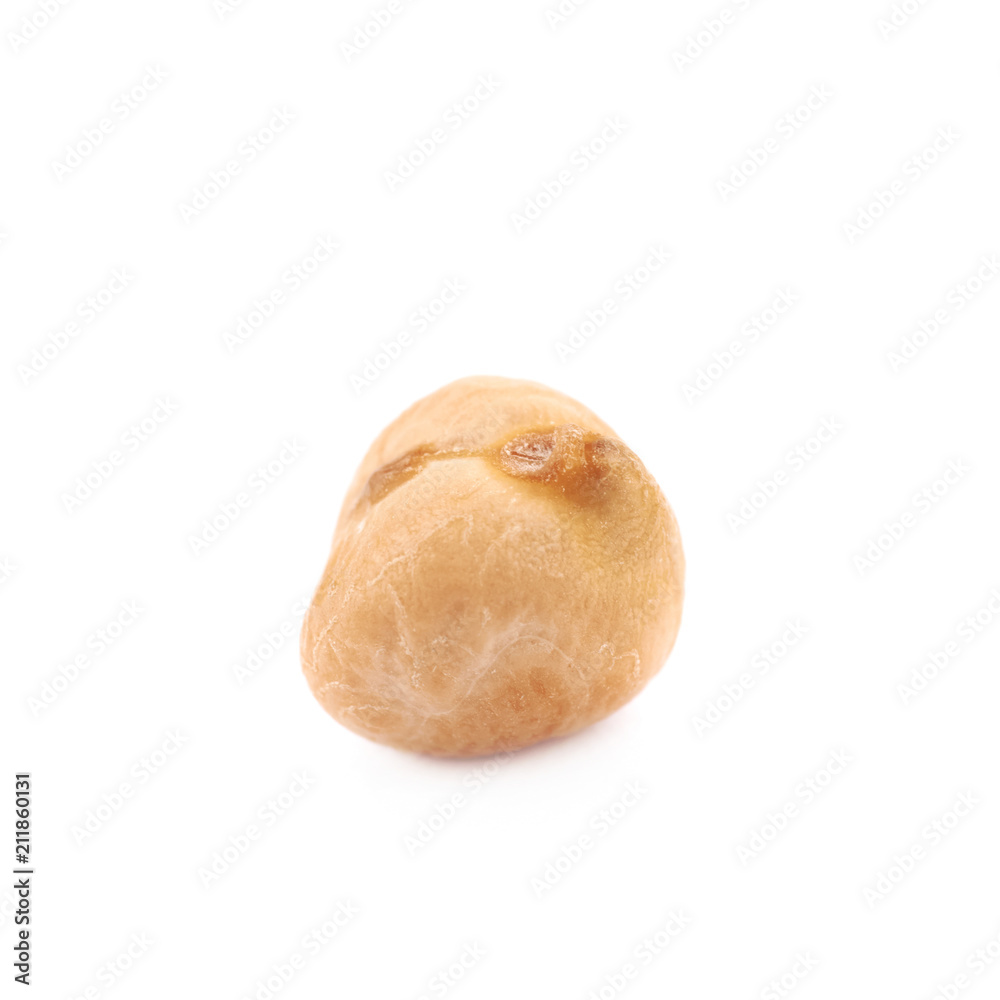 Single chick pea isolated Single chick pea isolated