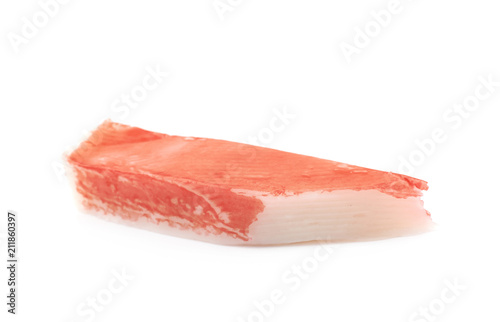 Crab stick isolated