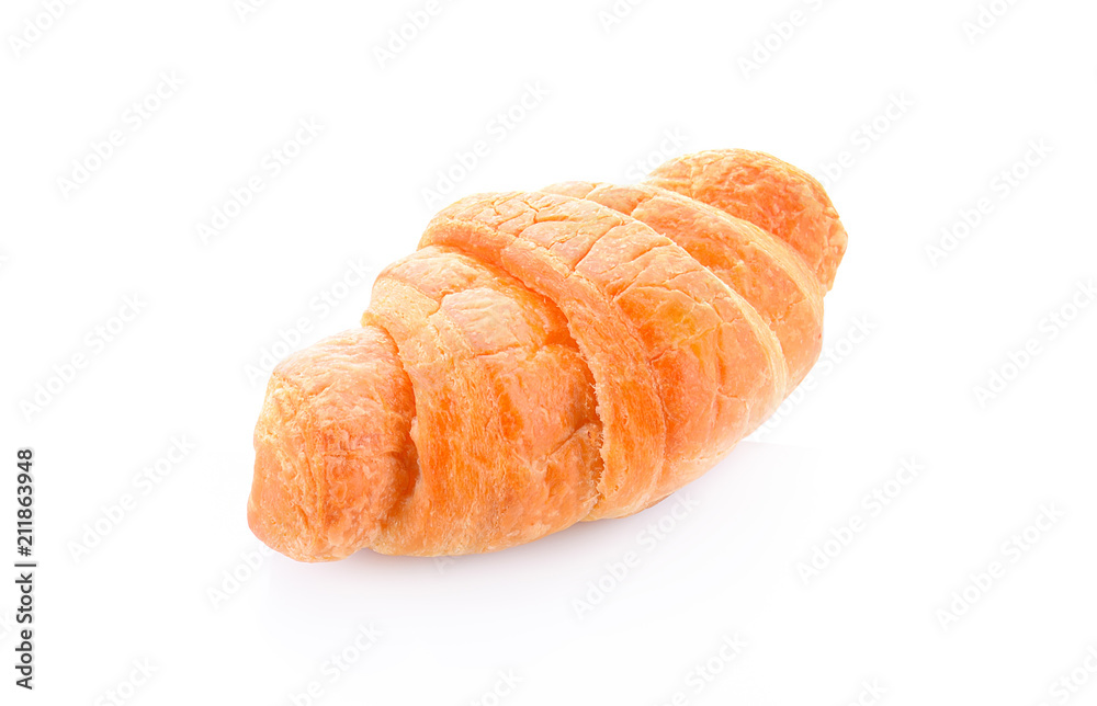 croissants isolated on white background croissants isolated on white background