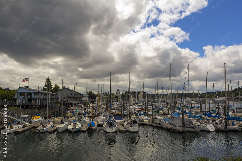 Marina in Olympia Washington Waterfront