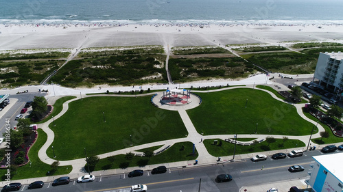 Wildwood New Jersey Shore Aerial of Crest Park