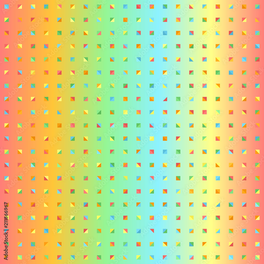 Glowing triangle pattern. Seamless vector Glowing triangle pattern. Seamless vector