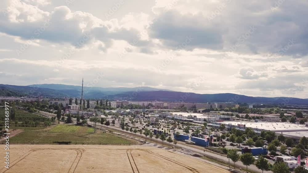 Drone flight over the city of Wernigerode ( Harz region, Saxony-Anhalt / Germany ) Drone flight over the city of Wernigerode ( Harz region, Saxony-Anhalt / Germany )