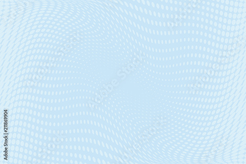 Light blue Halftone dotted background. Pop art style. Retro pattern with circles, dots