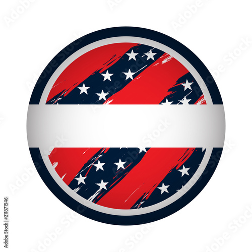 Isaolated empty american campaign button Free Download Isaolated empty american campaign button - GFXLoad
