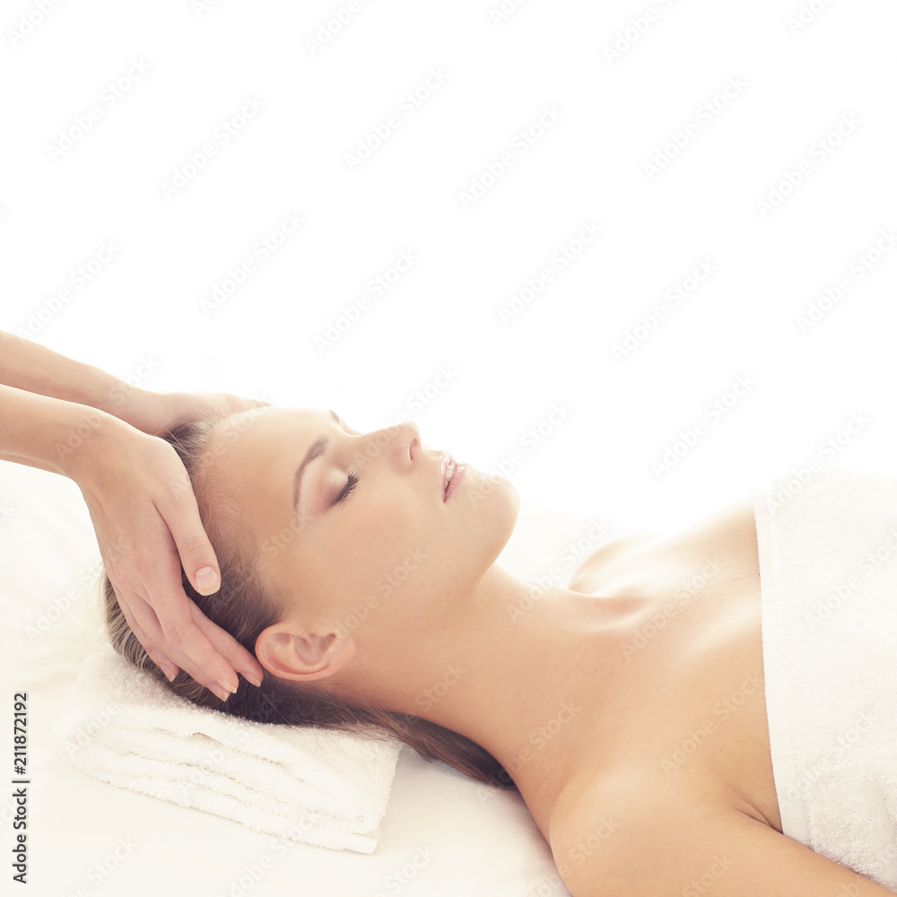 Beautiful Woman in Spa. Recreation, Energy, Health, Massage and Healing Concept. Beautiful Woman in Spa. Recreation, Energy, Health, Massage and Healing Concept.