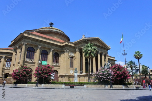 the city view in Palermo, Sicily, Italy