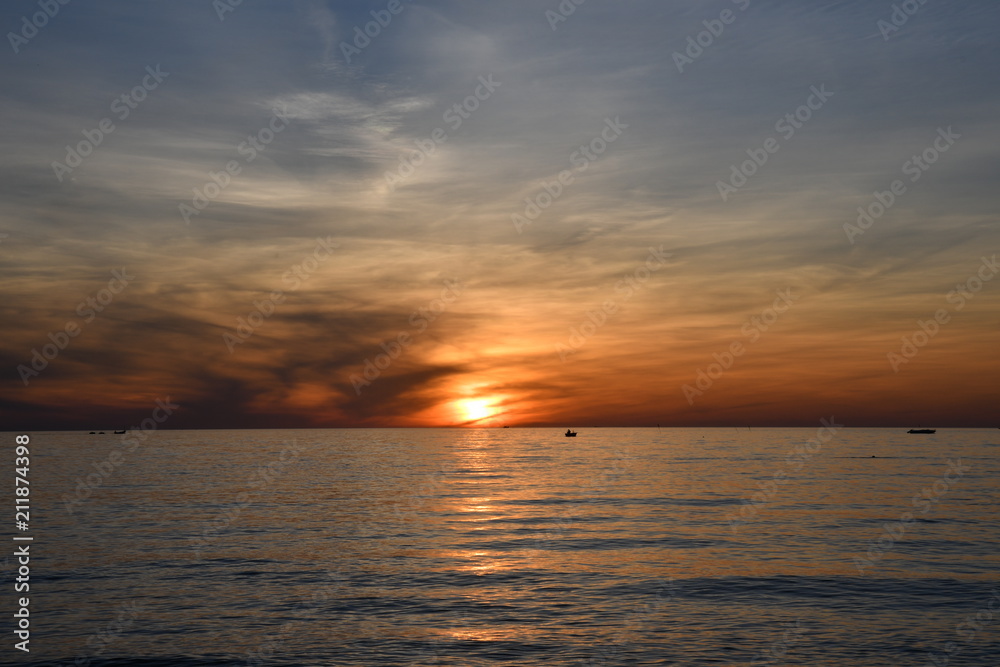 Sunrise from the horizon