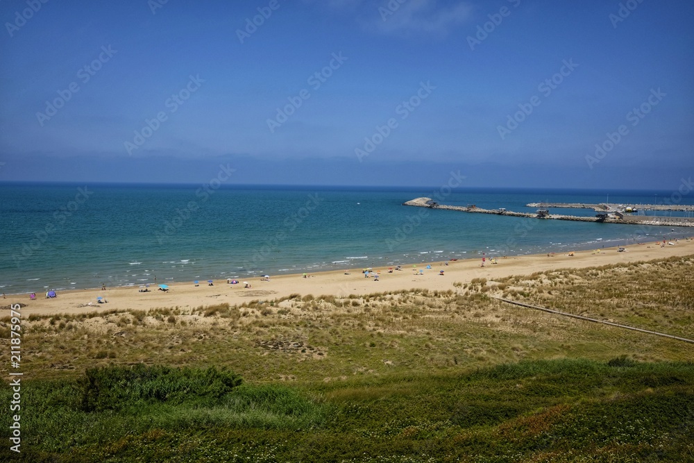 beach of punta penna in Vasto 