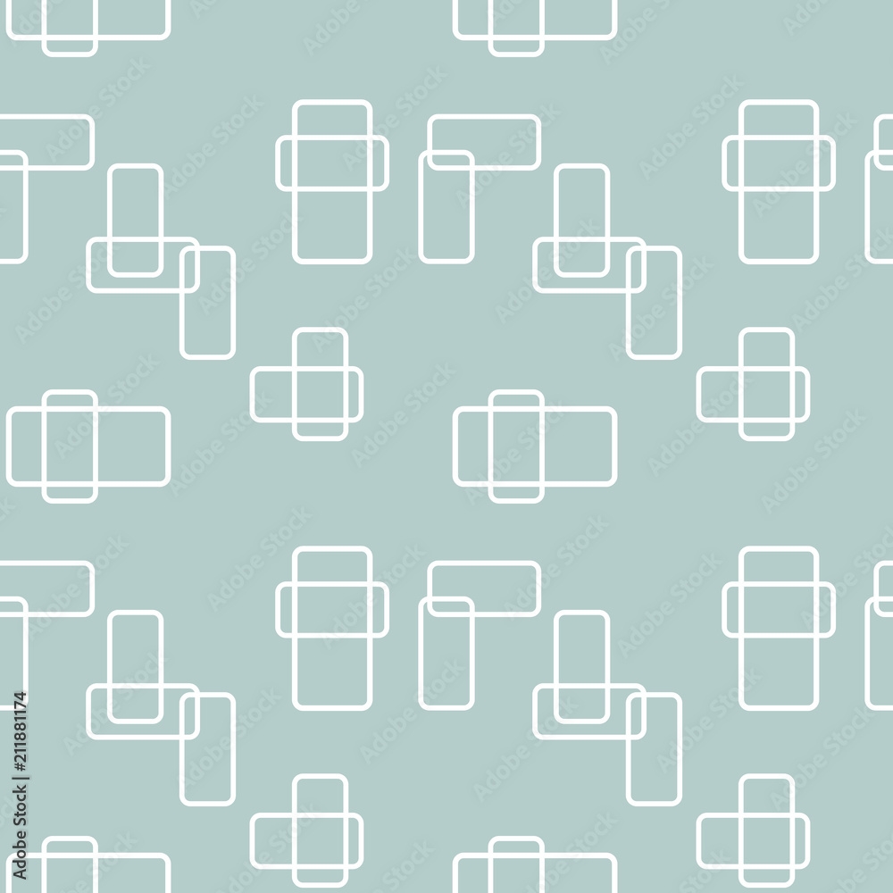 Seamless background for your designs. Modern vector light blue and white ornament. Geometric abstract pattern Seamless background for your designs. Modern vector light blue and white ornament. Geometric abstract pattern