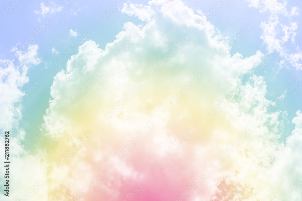 sun and cloud background with a pastel colored
sun and cloud background with a pastel colored