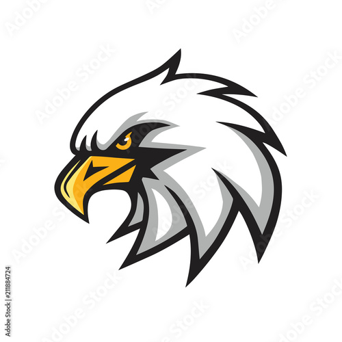 Eagle Mascot Sports Team Vector Logo Sign © vectorfarmer