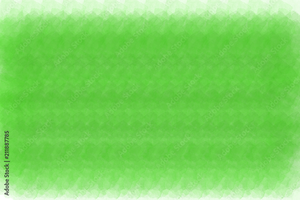 Fototapeta premium Green watercolor background