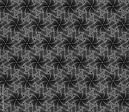 BIOLOGY STRUCTURE. WHIRL LINES. GEOMETRIC SEAMLESS VECTOR PATTERN.