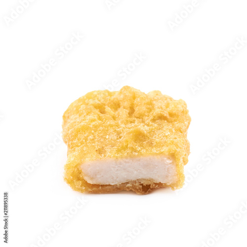 Chicken nugget composition isolated