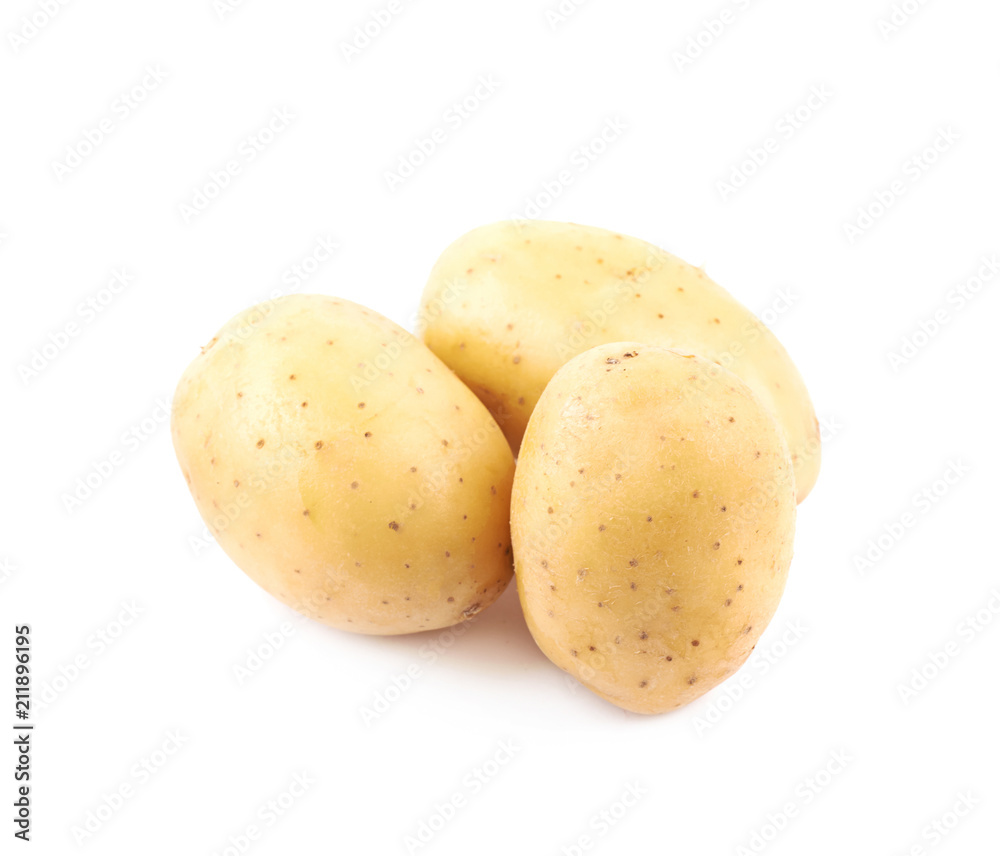 Raw potato composition isolated Raw potato composition isolated