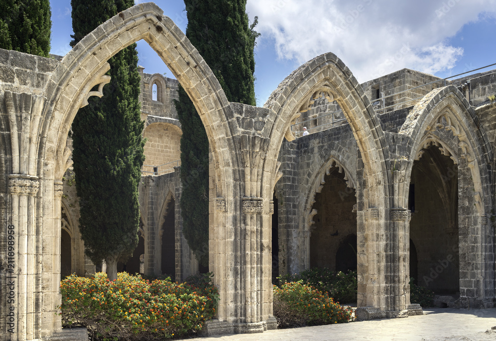 Bellapais Abbey near Kyrenia, Northern Cyprus