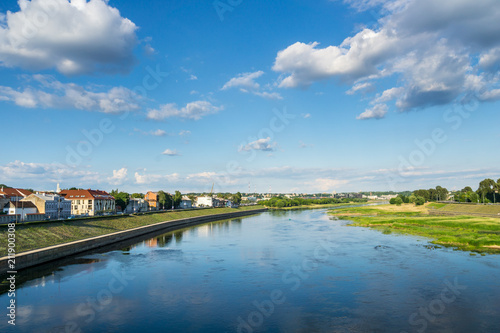 Lithuania, View over Kaunas City and Neman river