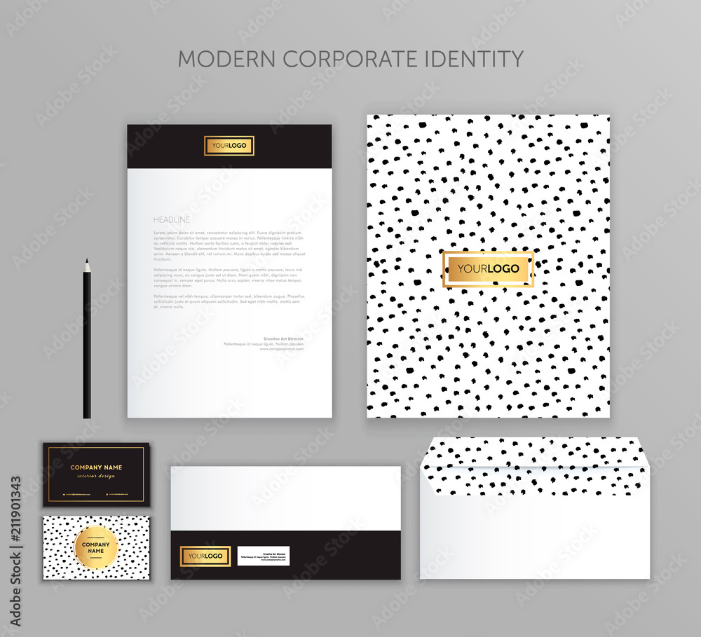 Corporate identity business set. Modern stationery template design. Documentation for business. Corporate identity business set. Modern stationery template design. Documentation for business.