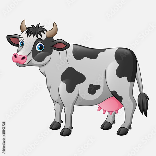 Cute cow cartoon