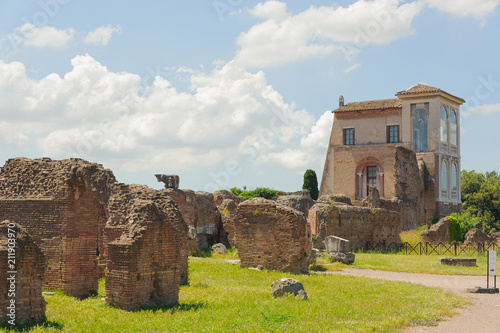 Rome Forum in the centre of the city of Rome, Italy. photo