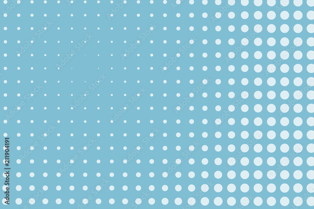 Light Blue halftone background. Digital gradient. Abstract backdrop with circles, point, dots. Light Blue halftone background. Digital gradient. Abstract backdrop with circles, point, dots.