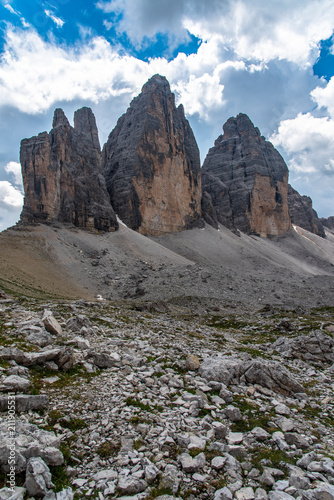 Dolomites and three peaks of Lavaredo