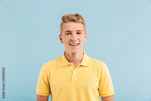 Portrait of a smiling casual teenage boy
