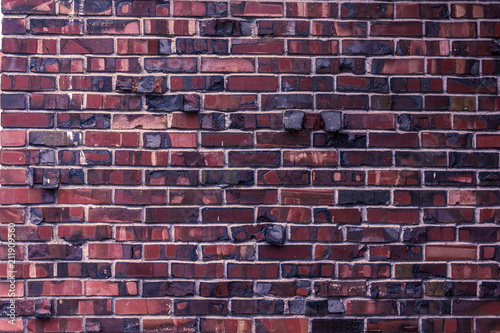 old dirty brick wall with grunge texture