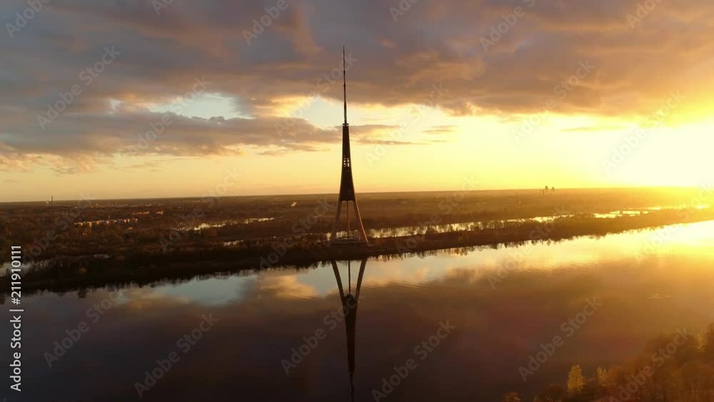 Riga radio and TV tower, tallest tower in European Union Riga radio and TV tower, tallest tower in European Union