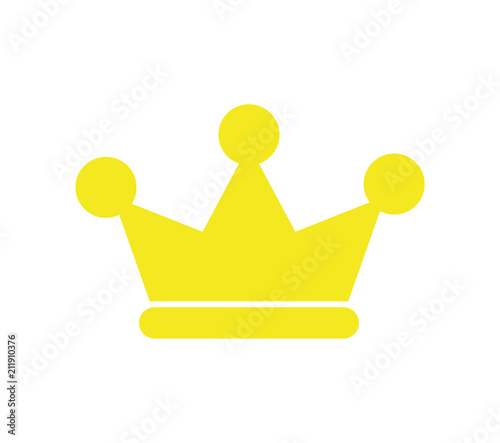 Princess Party Crown Poster Vector Illustration