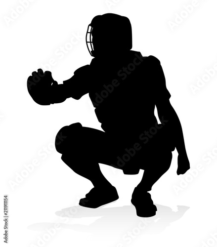 Baseball Player Silhouette 