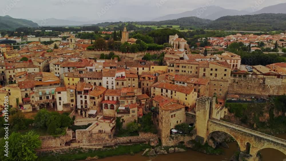 Beautiful small medieval town Beautiful small medieval town