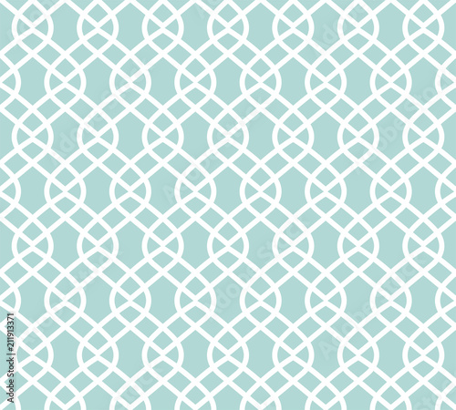 Vector Blue Modern Seamless Pattern. Monochrome Retro Texture. Hipster Geometric Background.