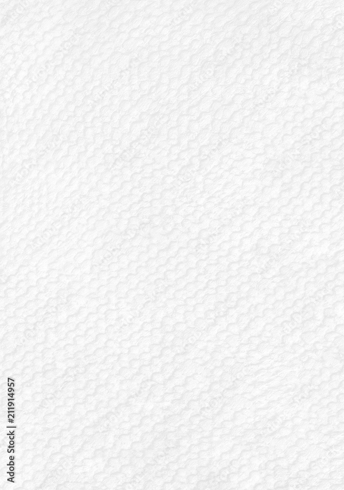 White paper texture with geometric seamless pattern.