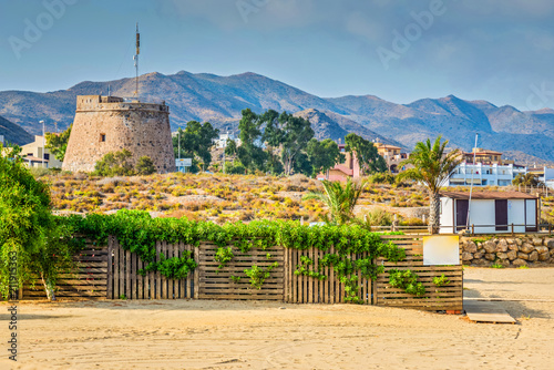 Panoramic view on the mountain, Almeria, Andalusia photo