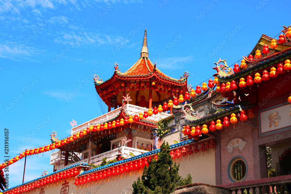 Buddhist temple Kek Lok Si, Georgetown, Penang island, Malaysia Buddhist temple Kek Lok Si, Georgetown, Penang island, Malaysia