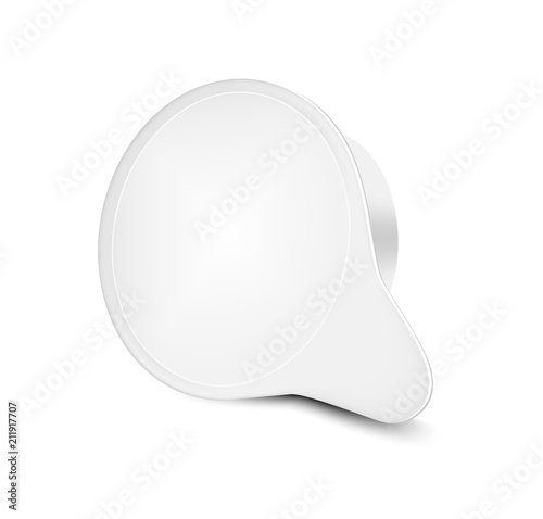 Single serve cup for dairy creamer