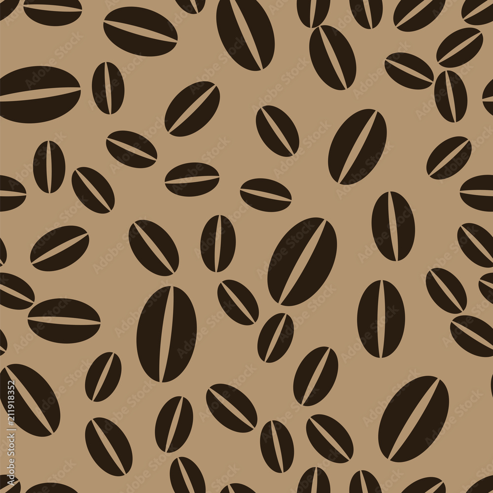 Coffee Beans Seamless Pattern Coffee Beans Seamless Pattern