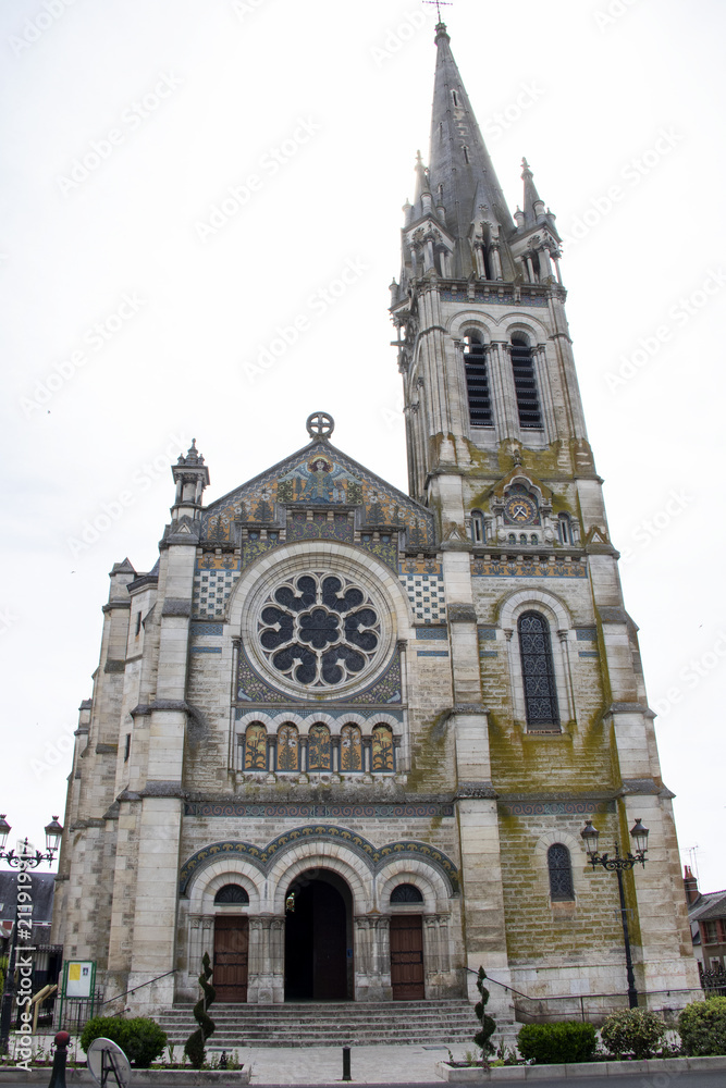 Briare. Eglise saint Etienne. Loiret, Pays de Loire, France