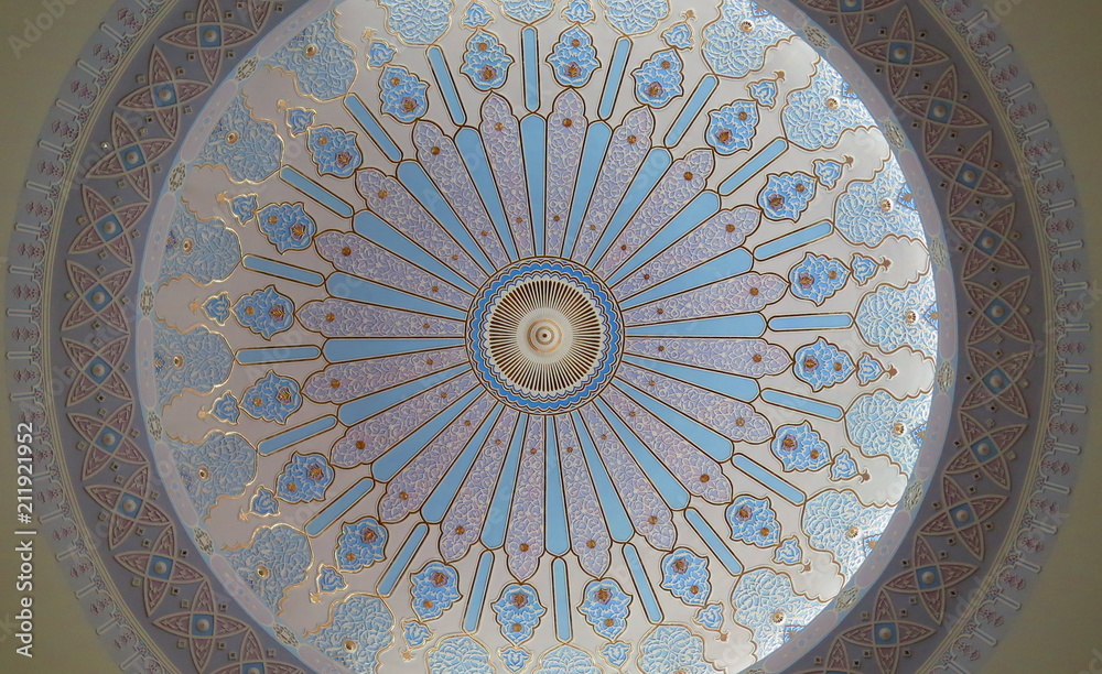 Islamic art - ceiling of a mosque